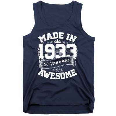 Vintage Crown Made In 1933 90 Years Of Being Awesome Tank Top