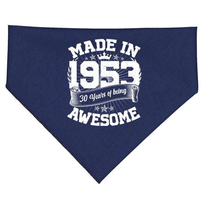 Vintage Crown Made In 1953 70 Years Of Being Awesome USA-Made Doggie Bandana