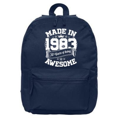 Vintage Crown Made In 1983 40 Years Of Being Awesome 16 in Basic Backpack