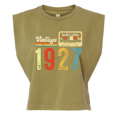 Vintage Cassette Made In 1927 Birthday Garment-Dyed Women's Muscle Tee