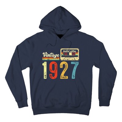 Vintage Cassette Made In 1927 Birthday Hoodie