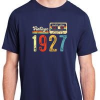 Vintage Cassette Made In 1927 Birthday Adult ChromaSoft Performance T-Shirt