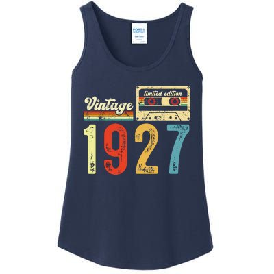 Vintage Cassette Made In 1927 Birthday Ladies Essential Tank