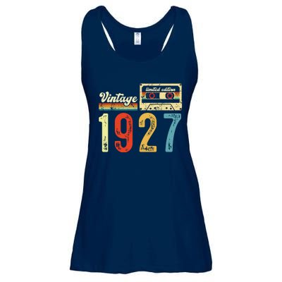 Vintage Cassette Made In 1927 Birthday Ladies Essential Flowy Tank