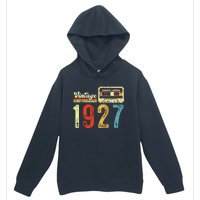 Vintage Cassette Made In 1927 Birthday Urban Pullover Hoodie