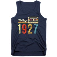 Vintage Cassette Made In 1927 Birthday Tank Top