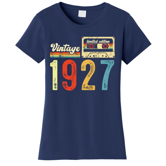 Vintage Cassette Made In 1927 Birthday Women's T-Shirt