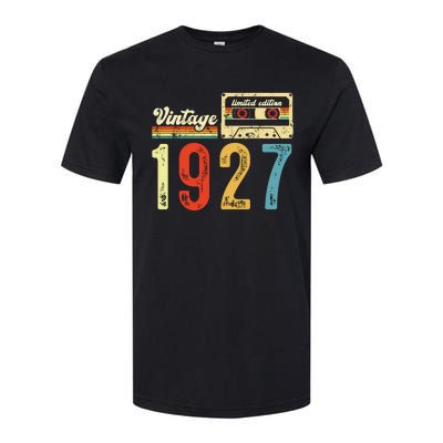 Vintage Cassette Made In 1927 Birthday Softstyle CVC T-Shirt