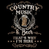 Vintage Country Music And Beer That's Why I'm Here Legends Backpack