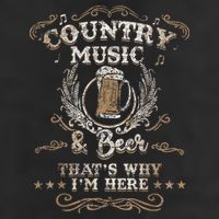 Vintage Country Music And Beer That's Why I'm Here Legends Hat