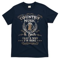 Vintage Country Music And Beer That's Why I'm Here Legends T-Shirt