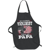 Violinist Call Me Papa Father's Day Apron