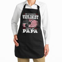 Violinist Call Me Papa Father's Day Apron