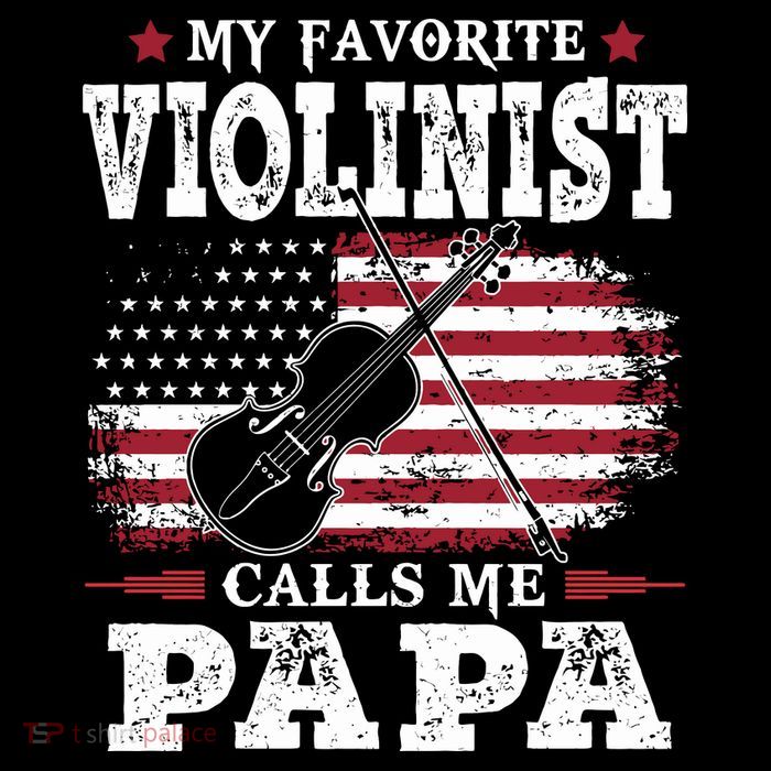 Violinist Call Me Papa Father's Day Apron