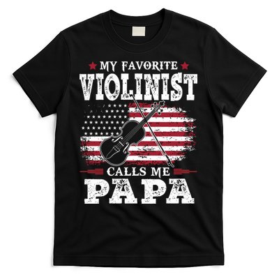 Violinist Call Me Papa Father's Day T-Shirt