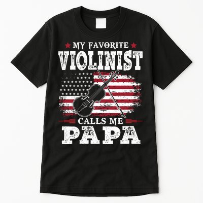 Violinist Call Me Papa Father's Day Tall T-Shirt