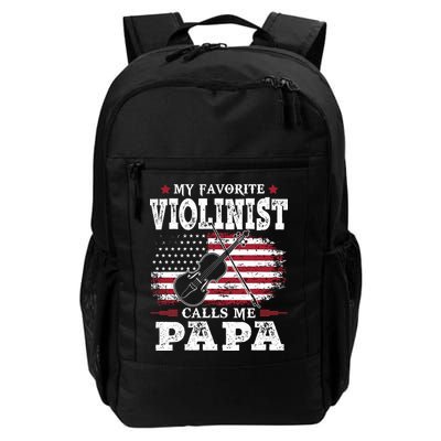 Violinist Call Me Papa Father's Day Backpack