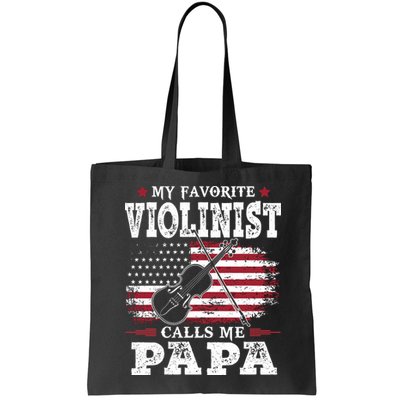 Violinist Call Me Papa Father's Day Bag