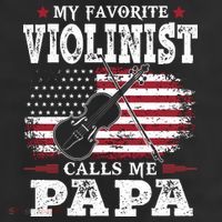 Violinist Call Me Papa Father's Day 25L Jumbo Tote