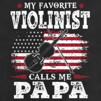 Violinist Call Me Papa Father's Day Golf Towel