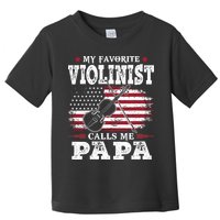 Violinist Call Me Papa Father's Day Toddler T-Shirt
