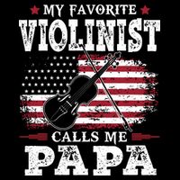 Violinist Call Me Papa Father's Day Toddler T-Shirt