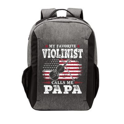 Violinist Call Me Papa Father's Day Vector Backpack