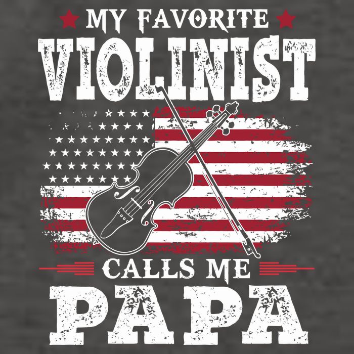 Violinist Call Me Papa Father's Day Vector Backpack