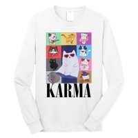 Vintage Cat Music Karma Long Sleeve Shirt