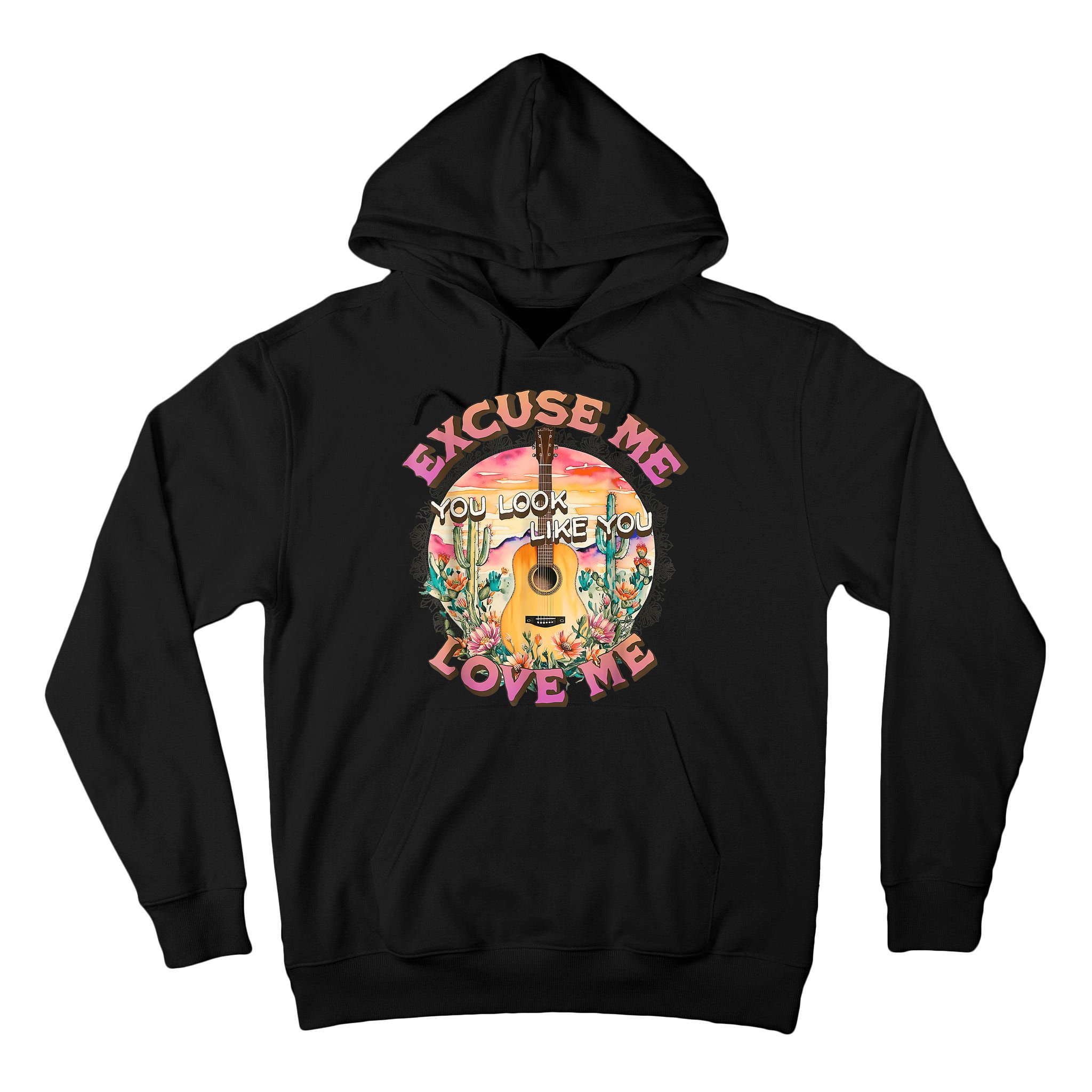 Vintage Country Music Excuse Me You Look Like You Love Me Tall Hoodie