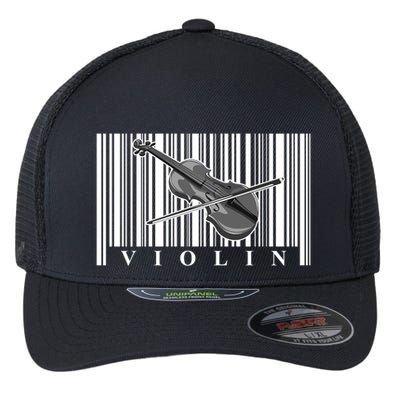 Violin Classic Musician Cool Gift Fiddle Player Orchestra Violinist Meaningful G Flexfit Unipanel Trucker Cap