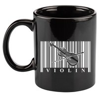 Violin Classic Musician Cool Gift Fiddle Player Orchestra Violinist Meaningful G 11oz C Handle Ceramic Mug