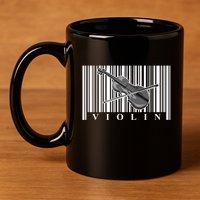 Violin Classic Musician Cool Gift Fiddle Player Orchestra Violinist Meaningful G 11oz C Handle Ceramic Mug