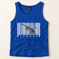 Violin Classic Musician Cool Gift Fiddle Player Orchestra Violinist Meaningful G Tank Top