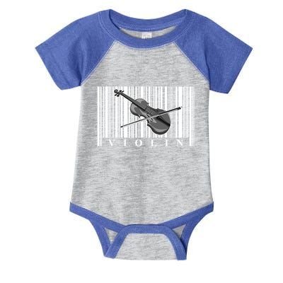 Violin Classic Musician Cool Gift Fiddle Player Orchestra Violinist Meaningful G Infant Baby Jersey Bodysuit