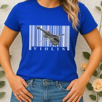 Violin Classic Musician Cool Gift Fiddle Player Orchestra Violinist Meaningful G Womens T-Shirt