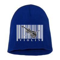 Violin Classic Musician Cool Gift Fiddle Player Orchestra Violinist Meaningful G Short Acrylic Beanie