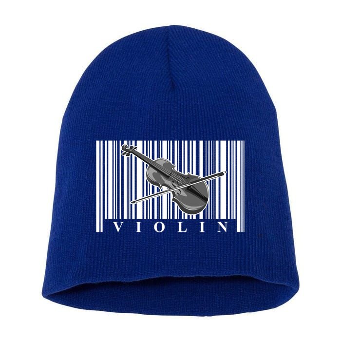 Violin Classic Musician Cool Gift Fiddle Player Orchestra Violinist Meaningful G Short Acrylic Beanie