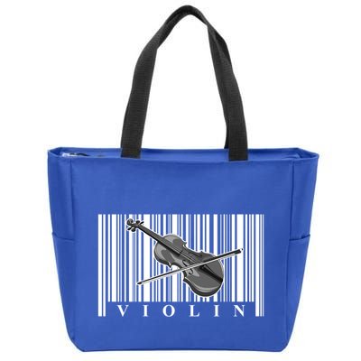 Violin Classic Musician Cool Gift Fiddle Player Orchestra Violinist Meaningful G Zip Tote Bag