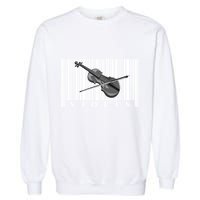 Violin Classic Musician Cool Gift Fiddle Player Orchestra Violinist Meaningful G Garment-Dyed Sweatshirt