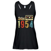 Vintage Cassette Made In 1954 Birthday Ladies Essential Flowy Tank