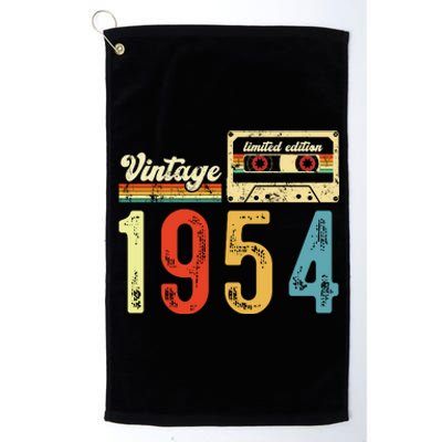 Vintage Cassette Made In 1954 Birthday Platinum Collection Golf Towel