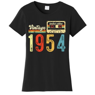 Vintage Cassette Made In 1954 Birthday Women's T-Shirt