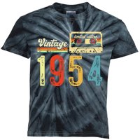 Vintage Cassette Made In 1954 Birthday Kids Tie-Dye T-Shirt