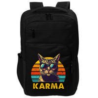 Vintage Cat Music Karma Impact Tech Backpack