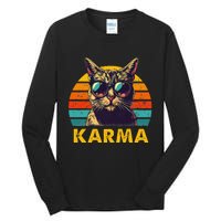 Vintage Cat Music Karma Tall Long Sleeve T-Shirt