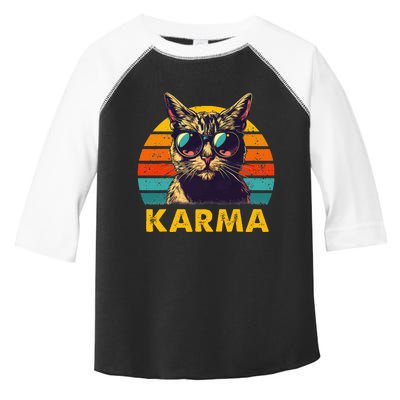 Vintage Cat Music Karma Toddler Fine Jersey T-Shirt