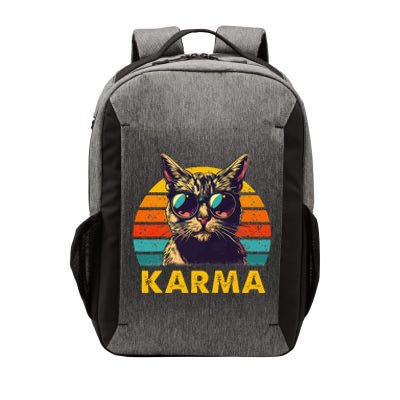 Vintage Cat Music Karma Vector Backpack