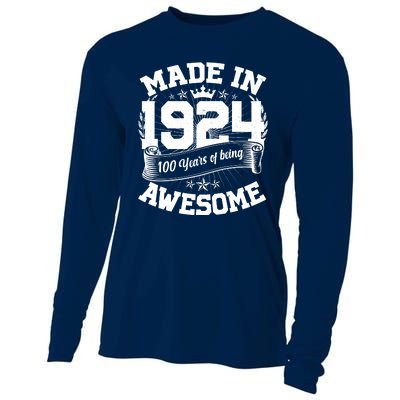 Vintage Crown Made In 1924 100 Years Of Being Awesome Cooling Performance Long Sleeve Crew