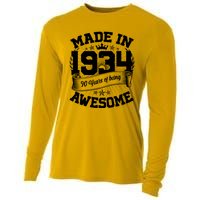 Vintage Crown Made In 1934 90 Years Of Being Awesome Cooling Performance Long Sleeve Crew